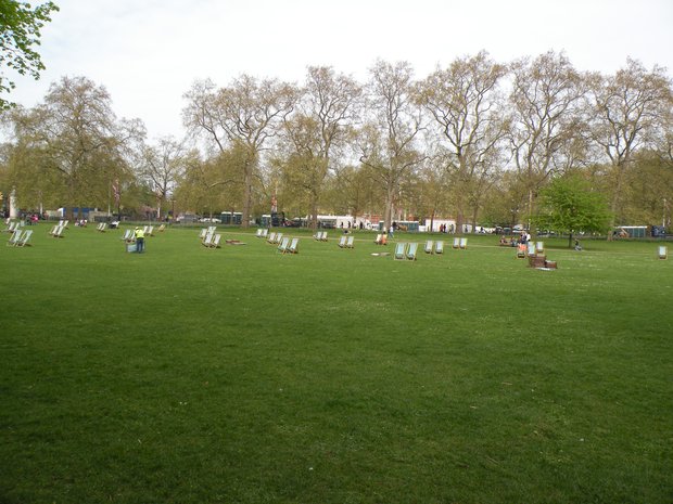  chaises en toile, Saint-James's Park